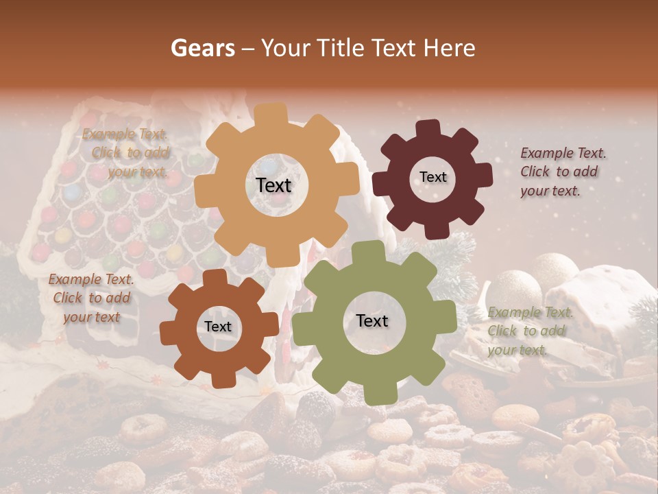 Winter Childhood Dark PowerPoint Template