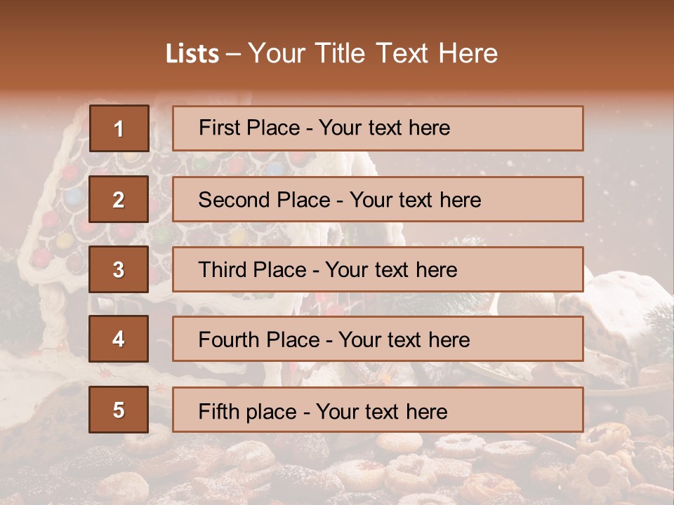 Winter Childhood Dark PowerPoint Template