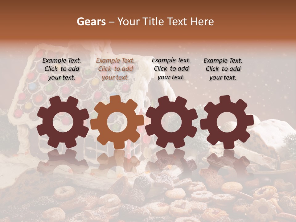 Winter Childhood Dark PowerPoint Template