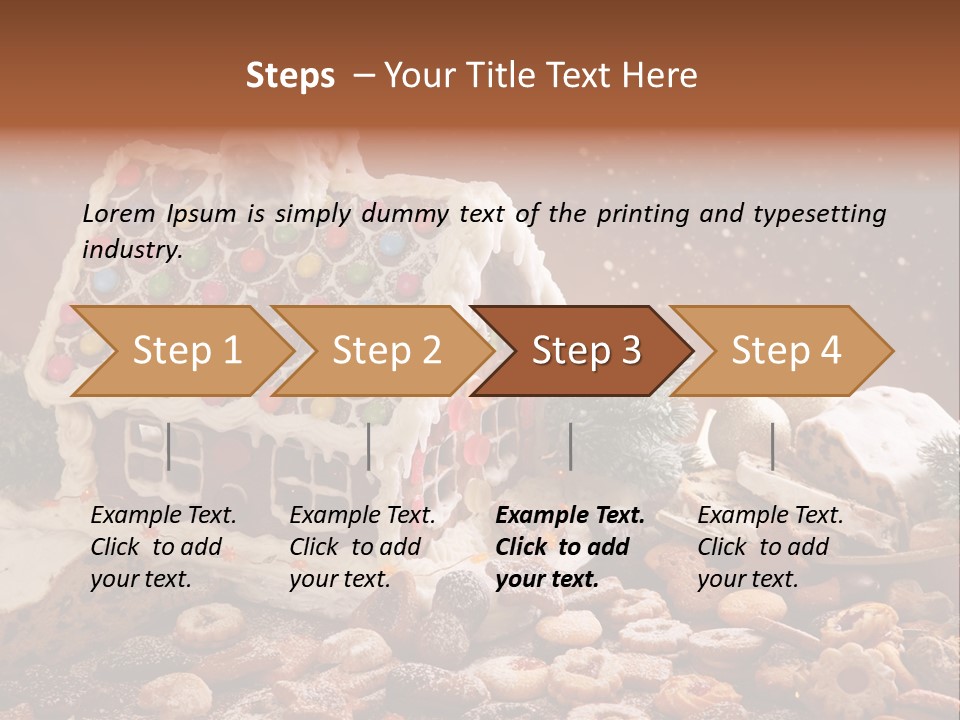 Winter Childhood Dark PowerPoint Template