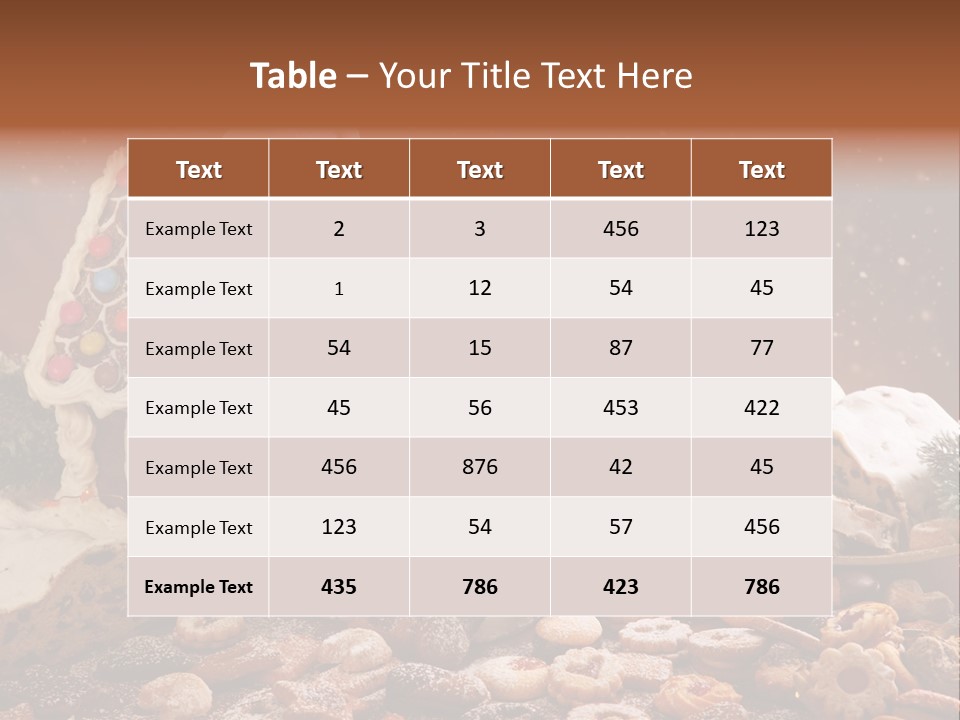 Winter Childhood Dark PowerPoint Template
