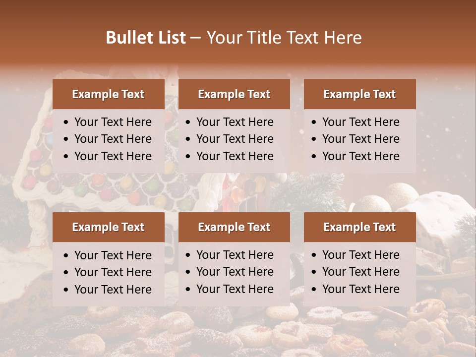 Winter Childhood Dark PowerPoint Template