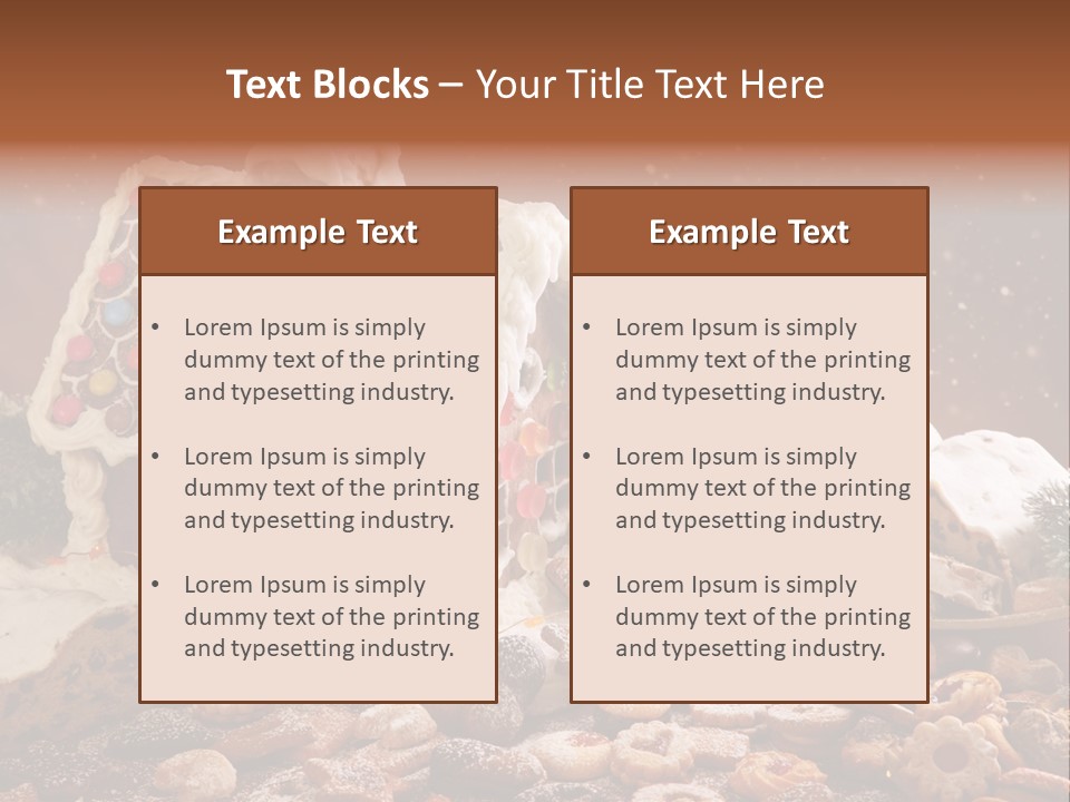 Winter Childhood Dark PowerPoint Template