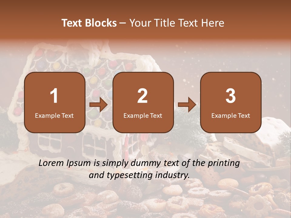 Winter Childhood Dark PowerPoint Template