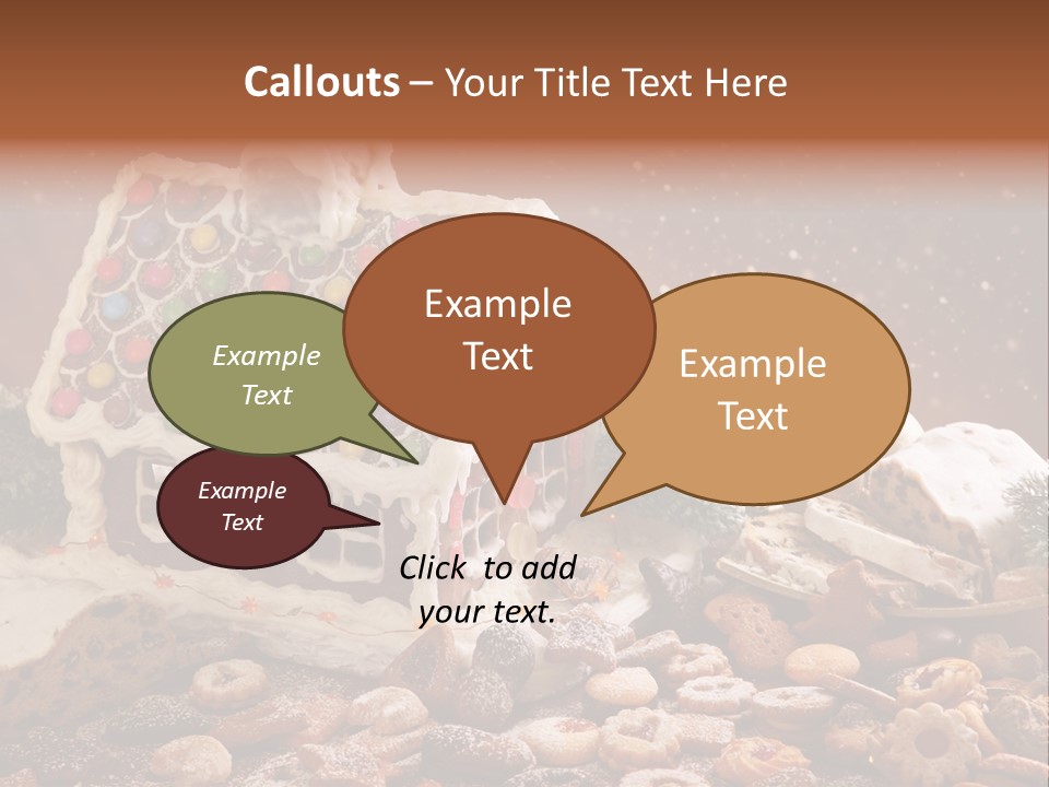 Winter Childhood Dark PowerPoint Template