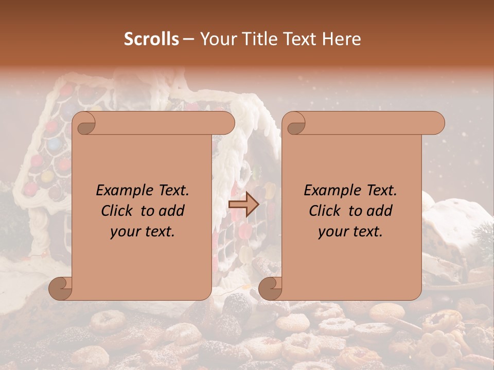 Winter Childhood Dark PowerPoint Template