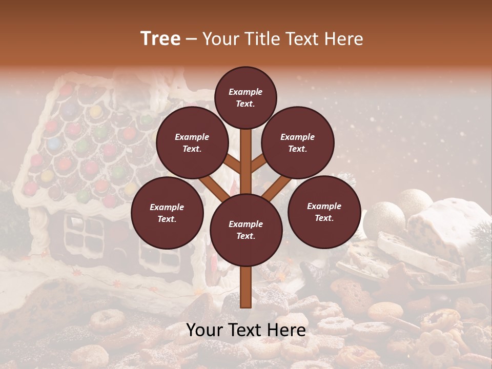 Winter Childhood Dark PowerPoint Template