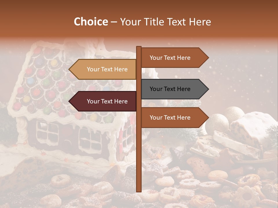 Winter Childhood Dark PowerPoint Template