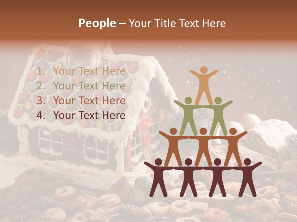 Winter Childhood Dark PowerPoint Template