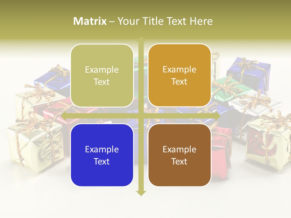 Box Congratulation Render PowerPoint Template