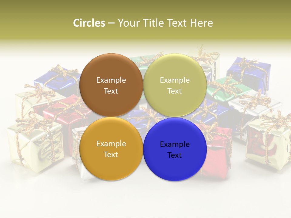 Box Congratulation Render PowerPoint Template