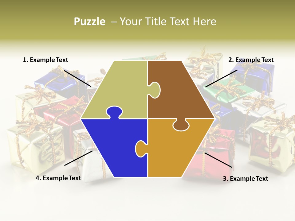 Box Congratulation Render PowerPoint Template