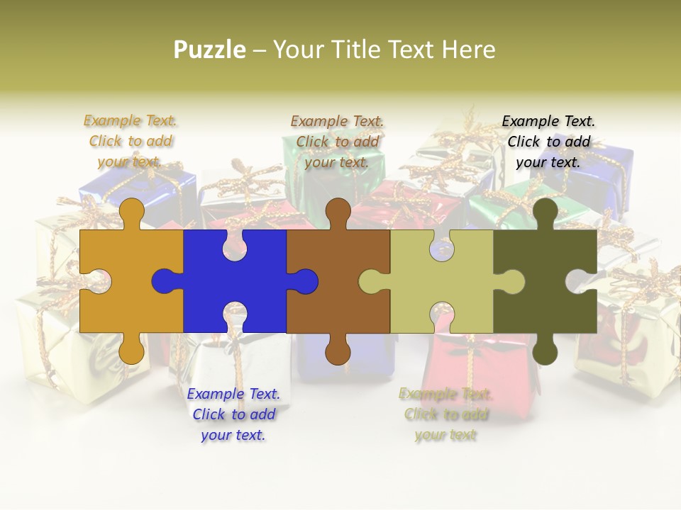 Box Congratulation Render PowerPoint Template