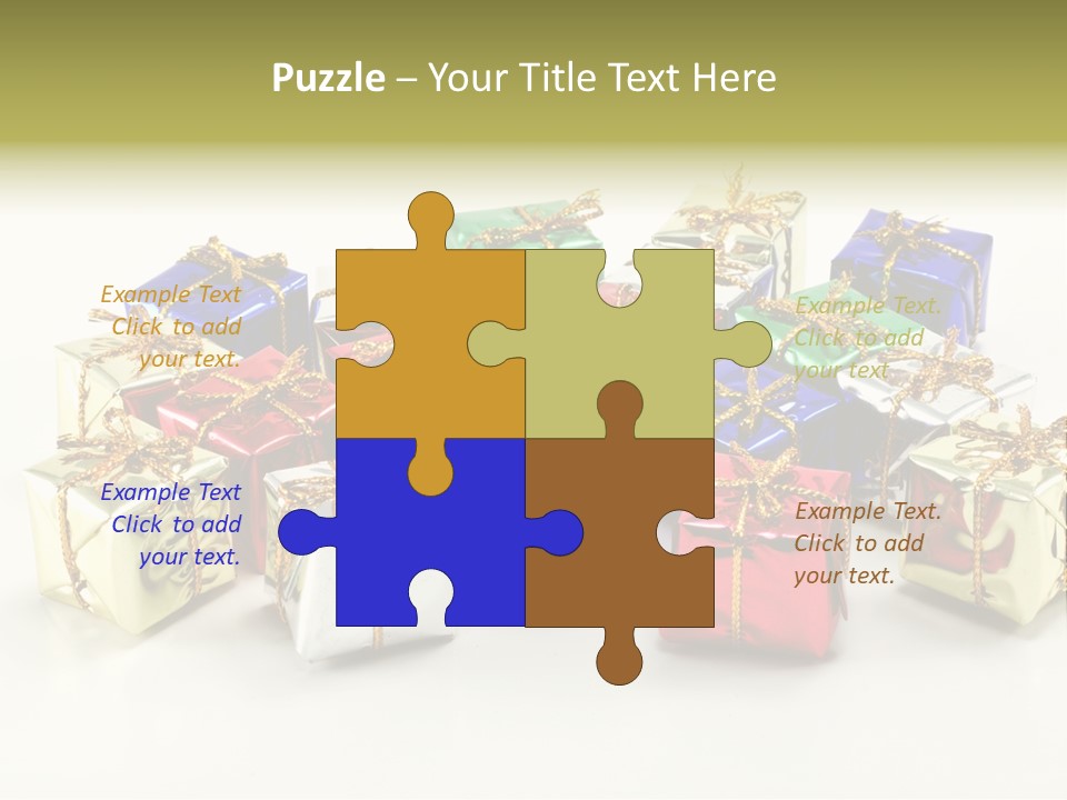 Box Congratulation Render PowerPoint Template