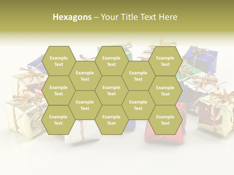 Box Congratulation Render PowerPoint Template