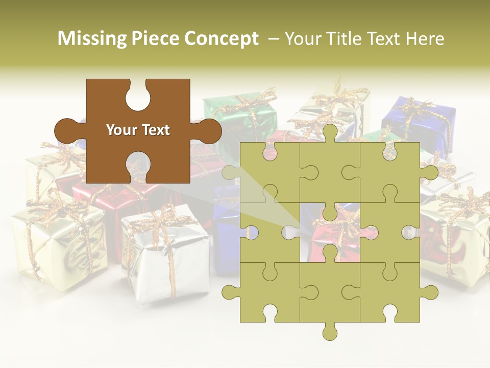 Box Congratulation Render PowerPoint Template