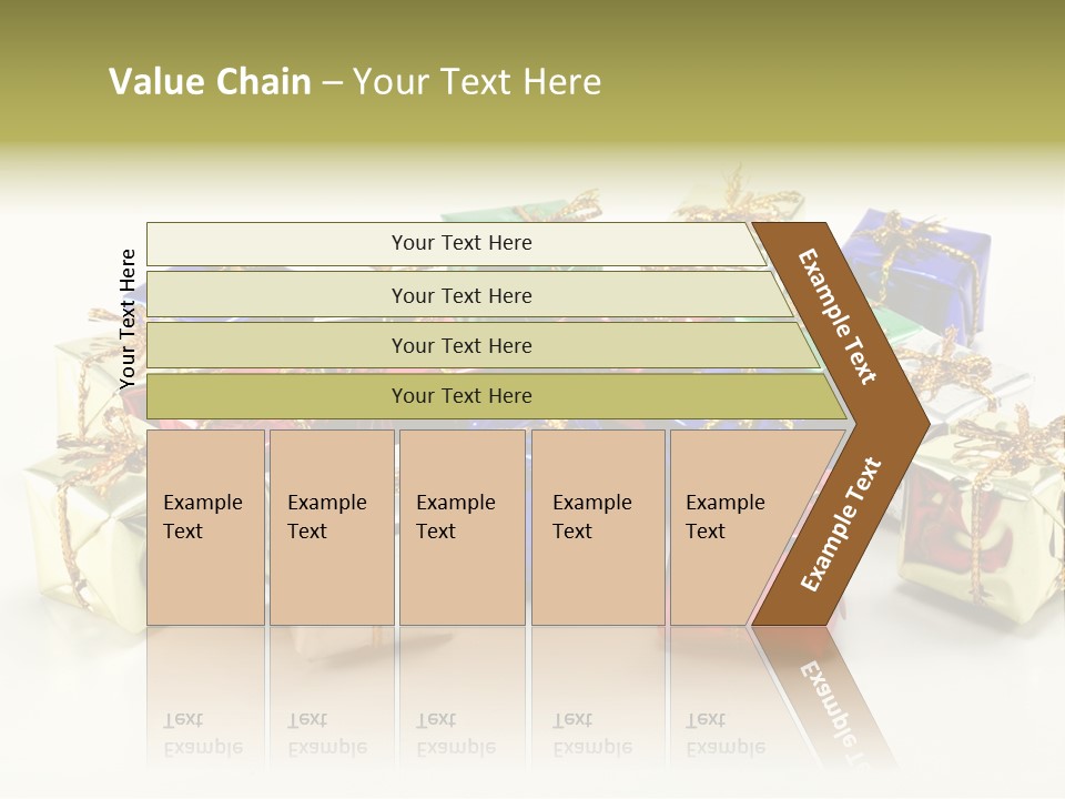 Box Congratulation Render PowerPoint Template