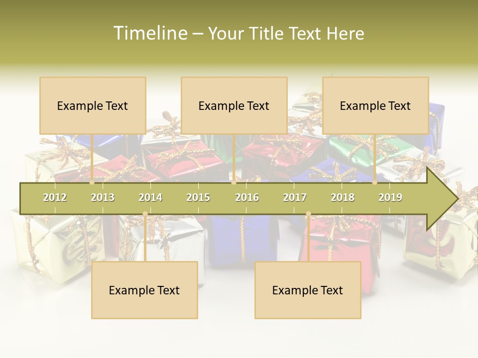 Box Congratulation Render PowerPoint Template