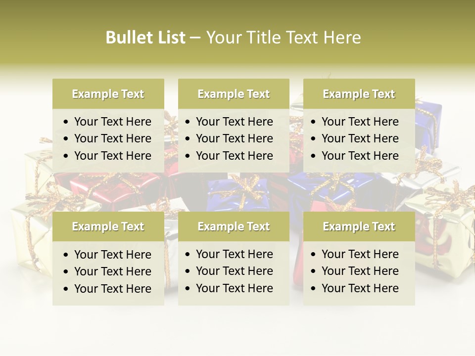 Box Congratulation Render PowerPoint Template