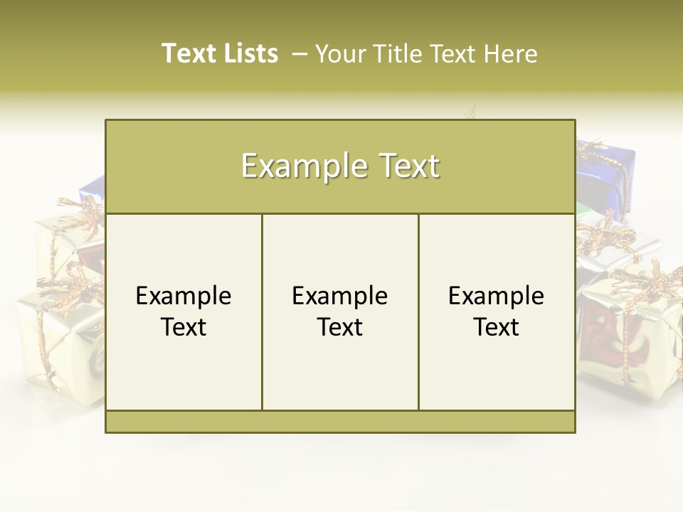 Box Congratulation Render PowerPoint Template