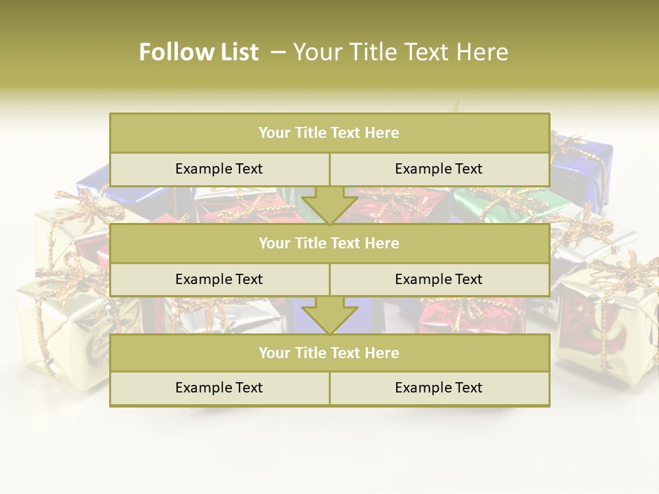 Box Congratulation Render PowerPoint Template