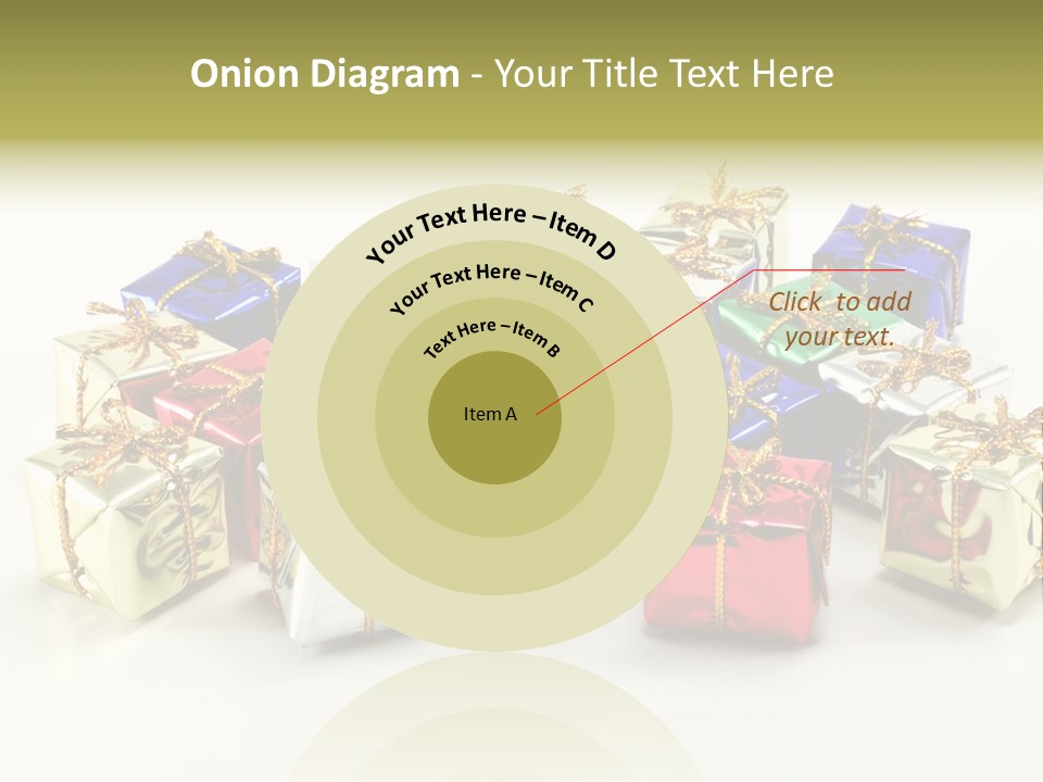 Box Congratulation Render PowerPoint Template