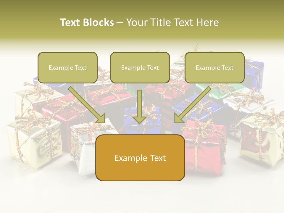 Box Congratulation Render PowerPoint Template