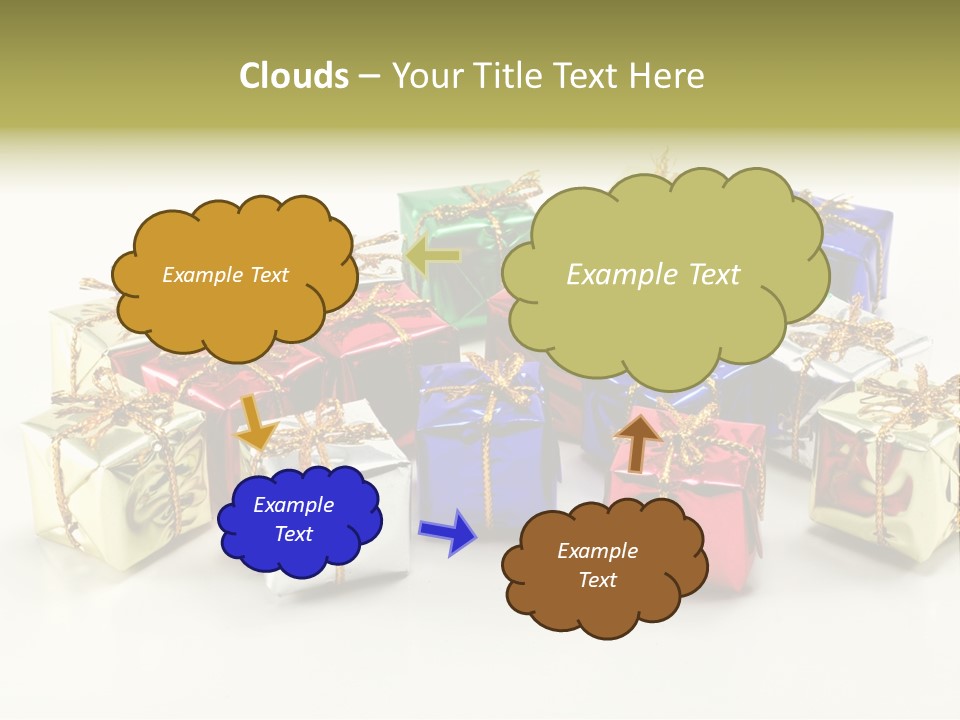 Box Congratulation Render PowerPoint Template