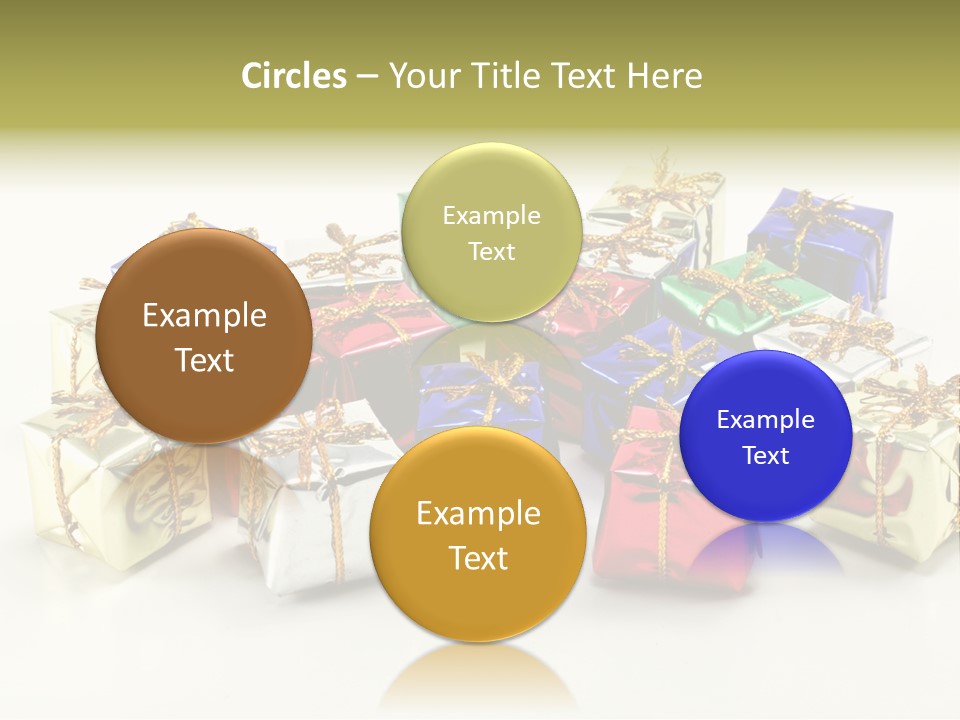 Box Congratulation Render PowerPoint Template