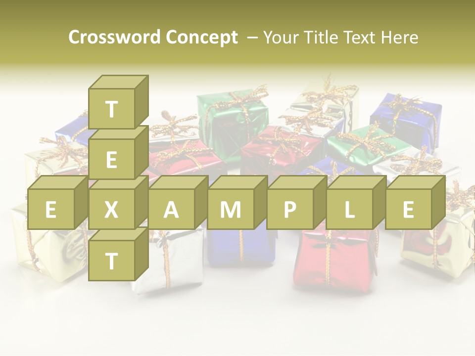 Box Congratulation Render PowerPoint Template