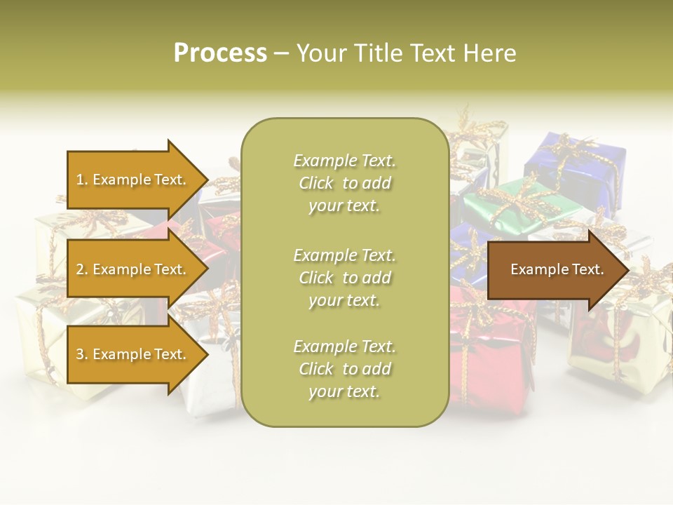 Box Congratulation Render PowerPoint Template