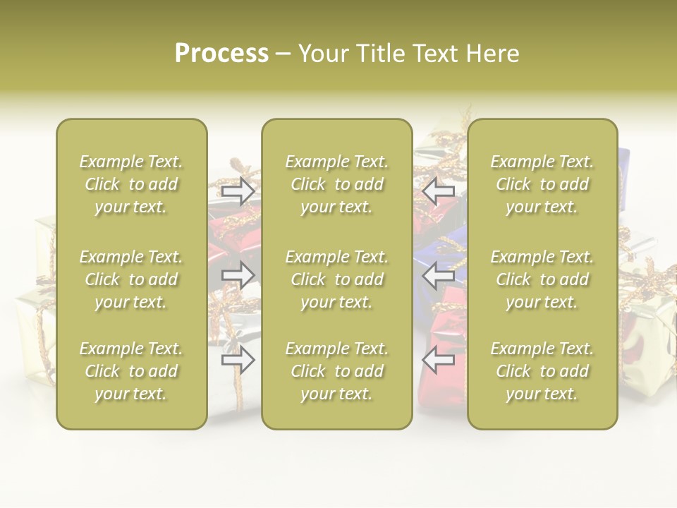 Box Congratulation Render PowerPoint Template