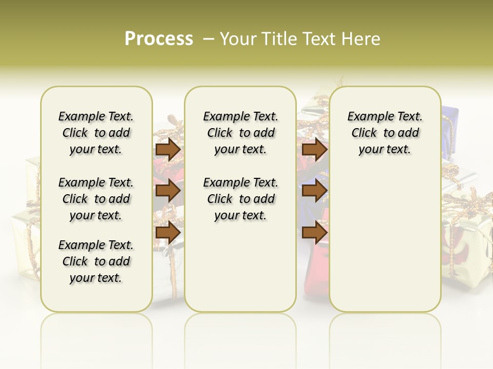 Box Congratulation Render PowerPoint Template