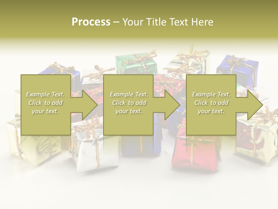 Box Congratulation Render PowerPoint Template