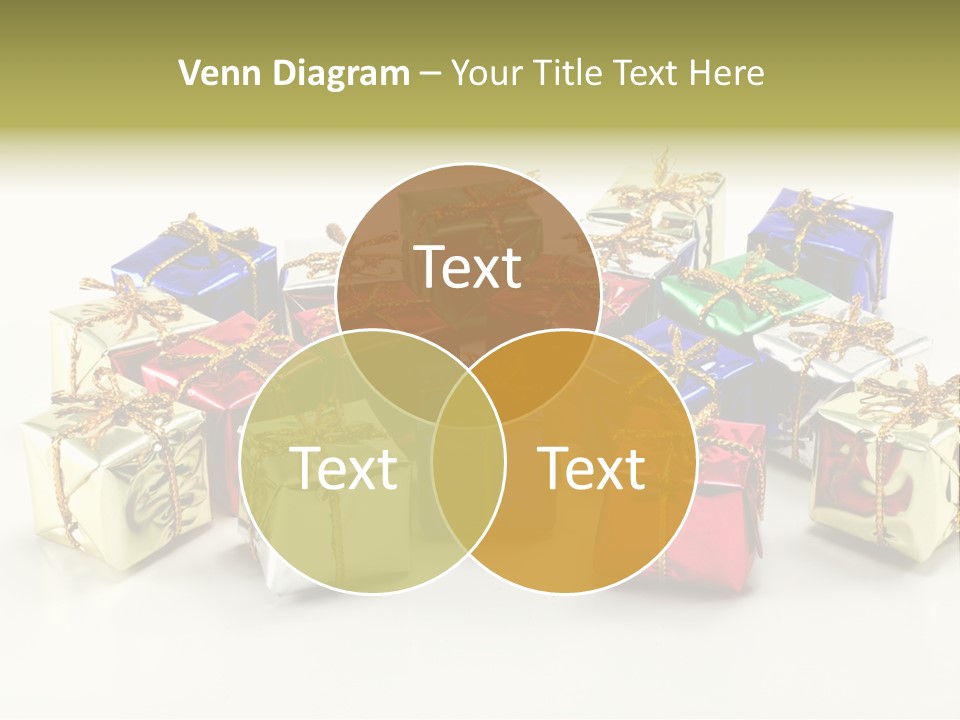 Box Congratulation Render PowerPoint Template