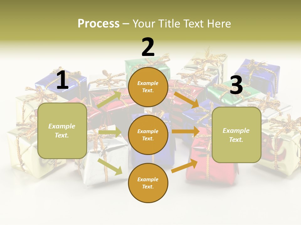 Box Congratulation Render PowerPoint Template