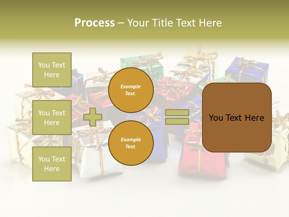Box Congratulation Render PowerPoint Template