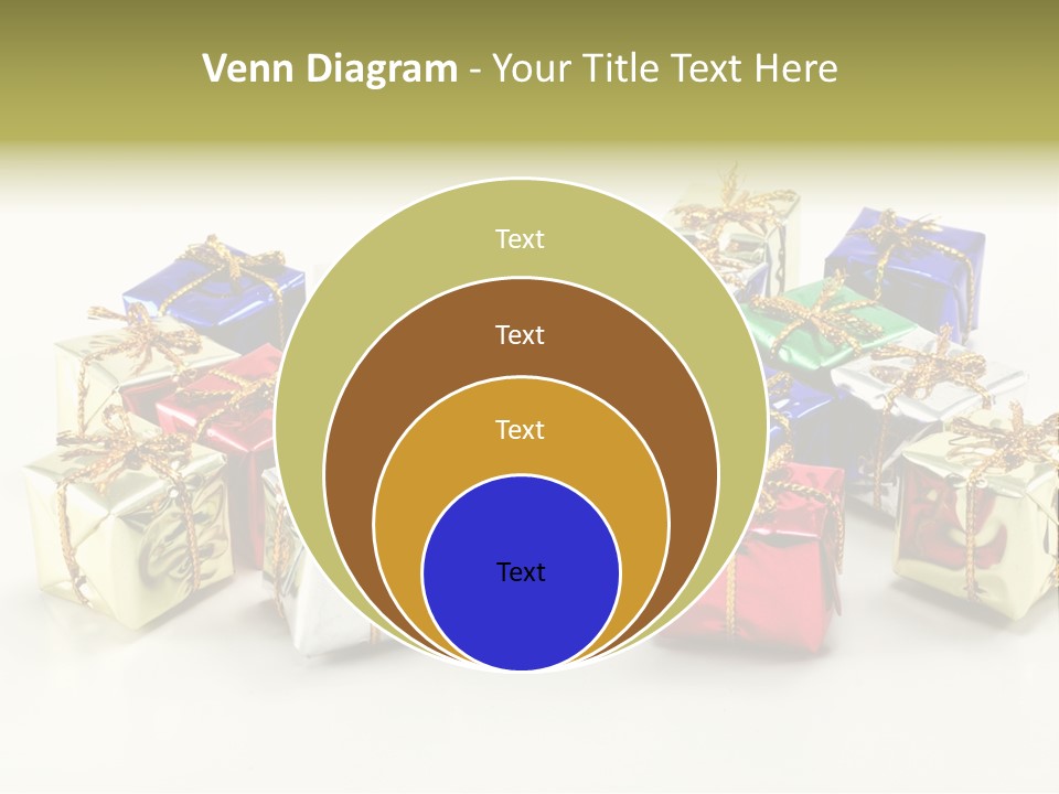 Box Congratulation Render PowerPoint Template