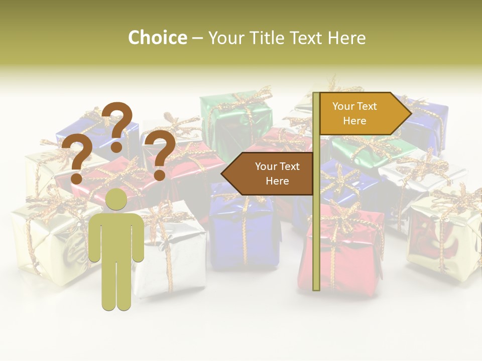 Box Congratulation Render PowerPoint Template