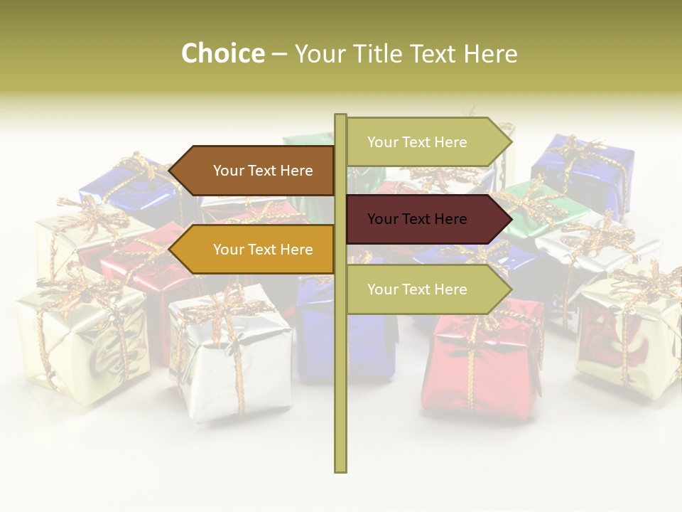 Box Congratulation Render PowerPoint Template