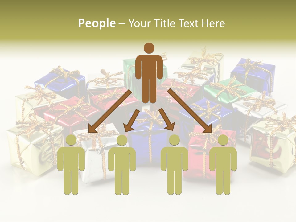 Box Congratulation Render PowerPoint Template