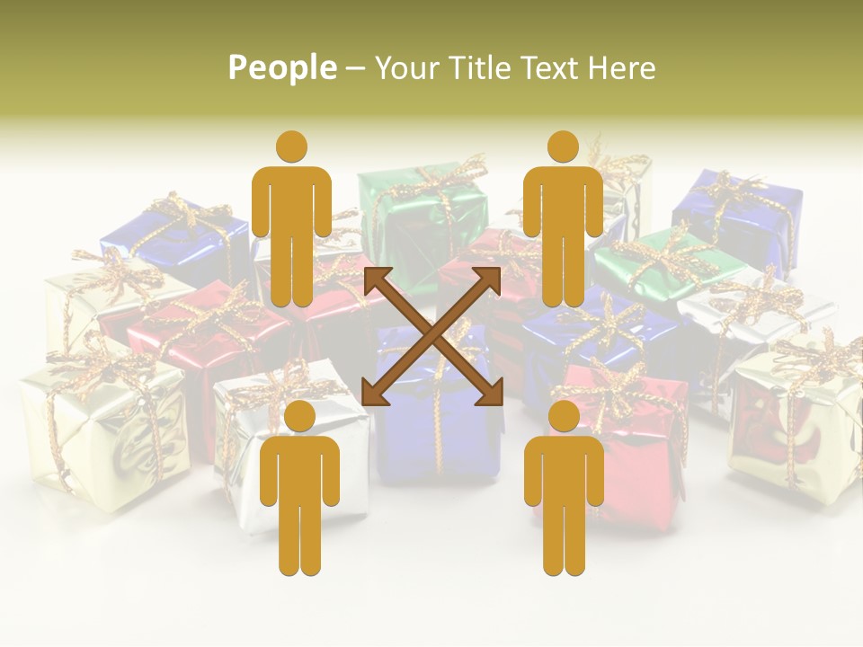 Box Congratulation Render PowerPoint Template