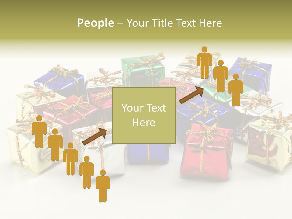 Box Congratulation Render PowerPoint Template