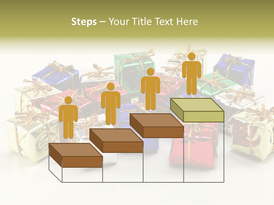 Box Congratulation Render PowerPoint Template