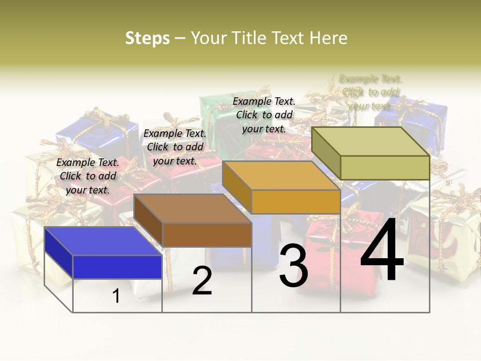 Box Congratulation Render PowerPoint Template