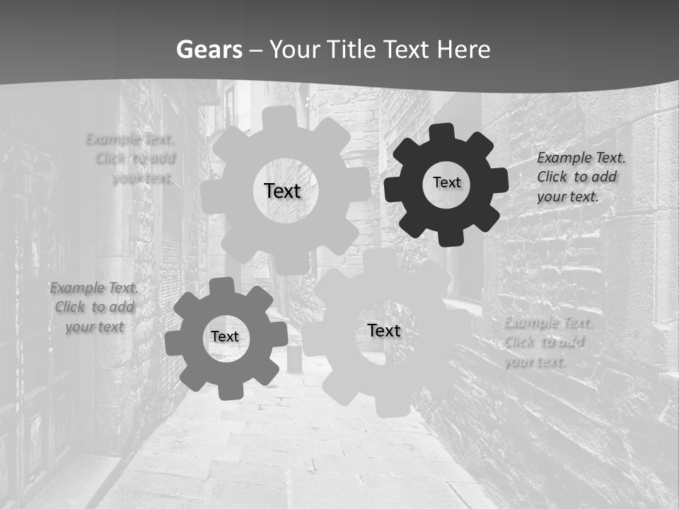 Street Spain Gothic PowerPoint Template