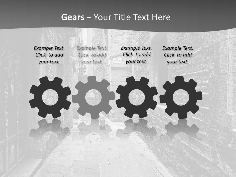 Street Spain Gothic PowerPoint Template