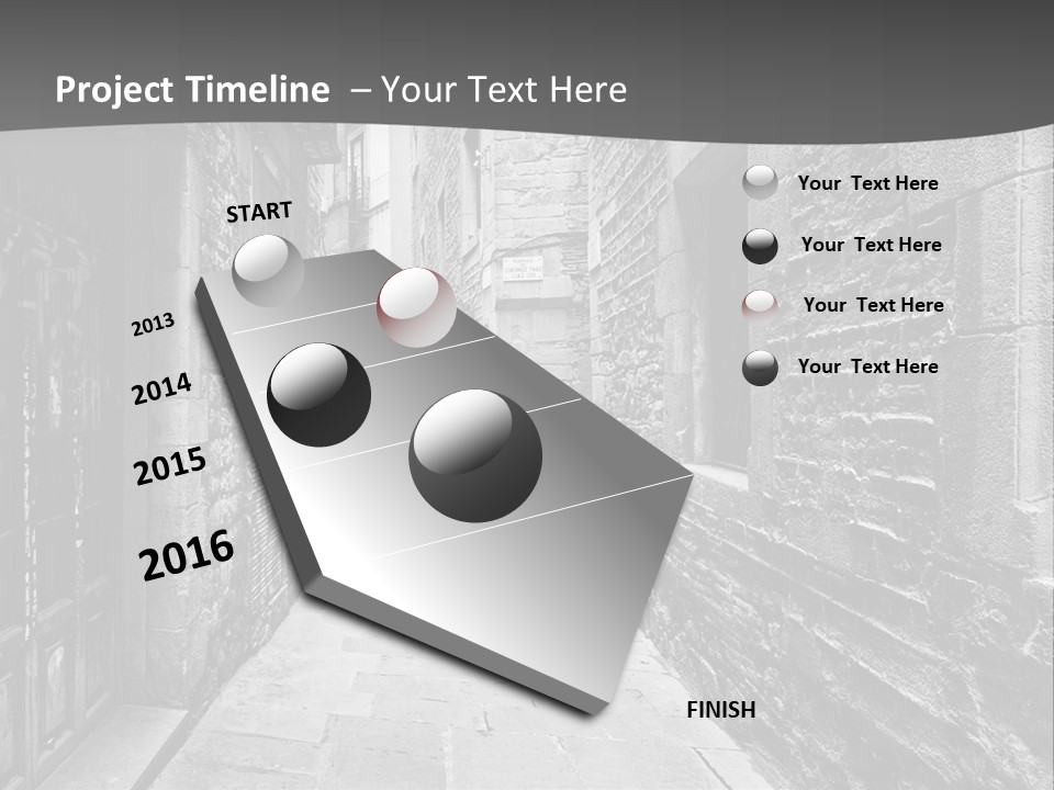 Street Spain Gothic PowerPoint Template