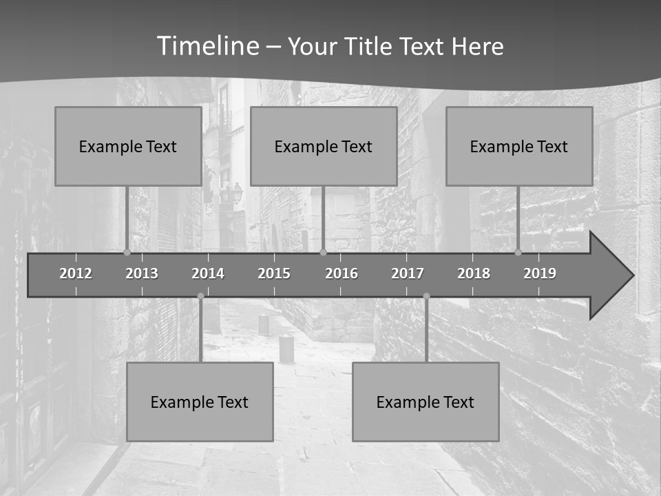 Street Spain Gothic PowerPoint Template