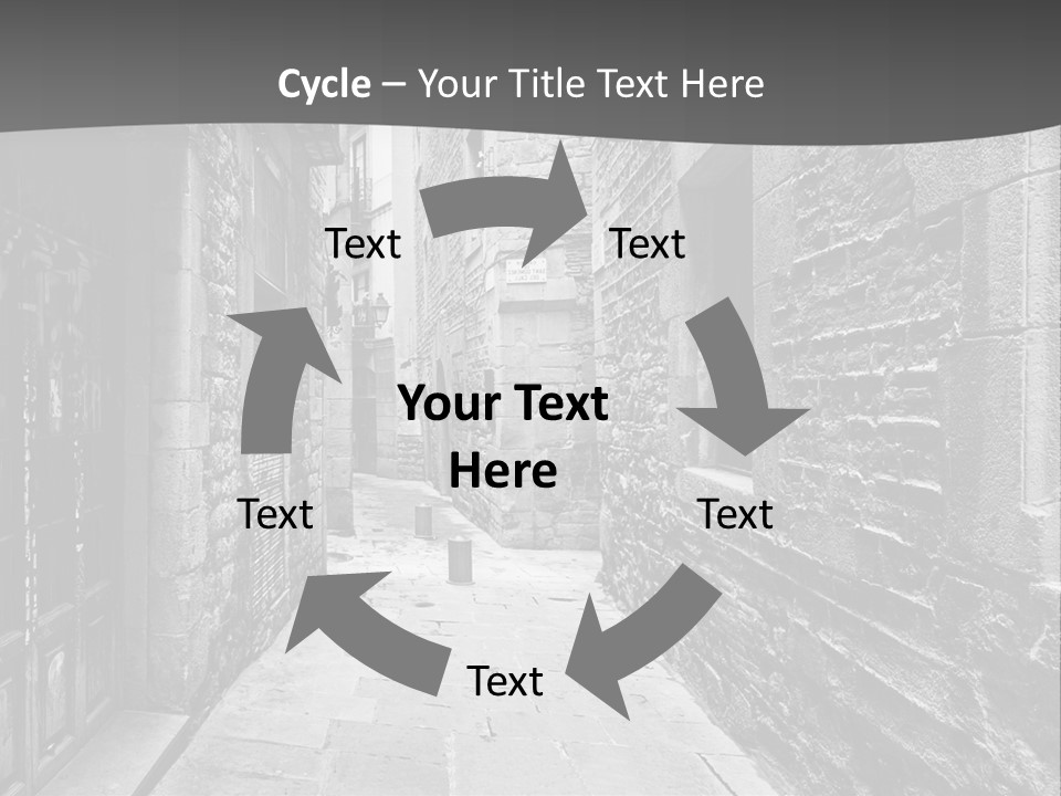 Street Spain Gothic PowerPoint Template